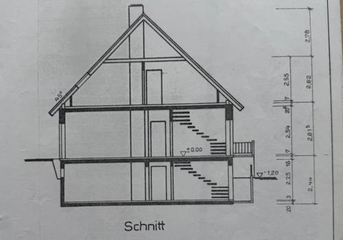 Haus Querschnitt