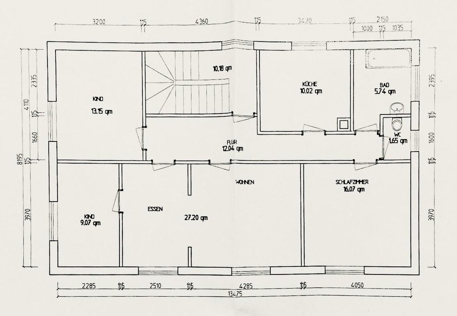 Grundriss Wohnung