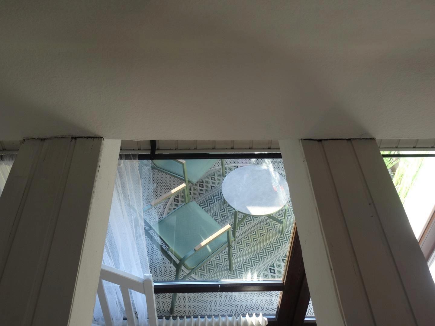 Blick auf die Dachterrasse