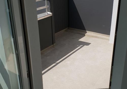 Überdachte Loggia
