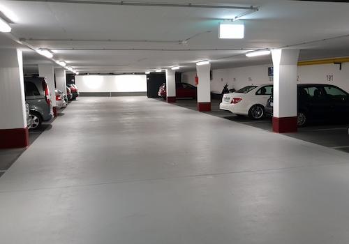 Modernisierte Tiefgarage