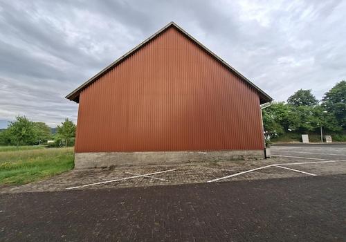 Trapezblechbeplankung Giebel