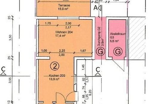 Grundriss EG Hinterhaus