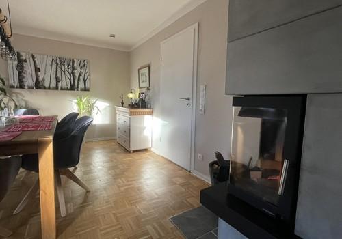 Esszimmer mit Kamin 