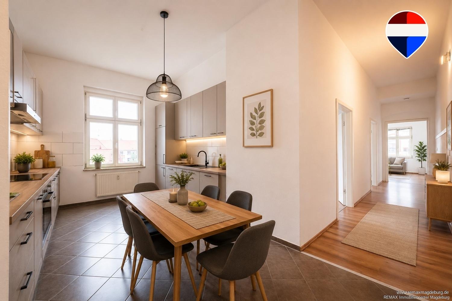 Kochen mit KI möbliert