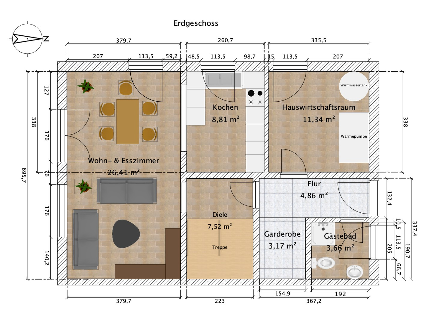 Grundriss Erdgeschoss