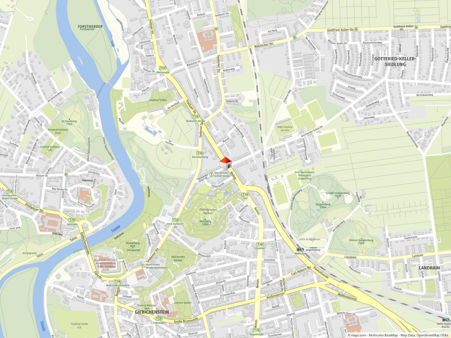 Geolyzer Kartenausschnitt