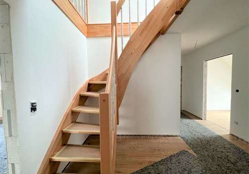 Musterwohnung Treppe nach oben