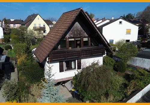 Blick zum Balkon