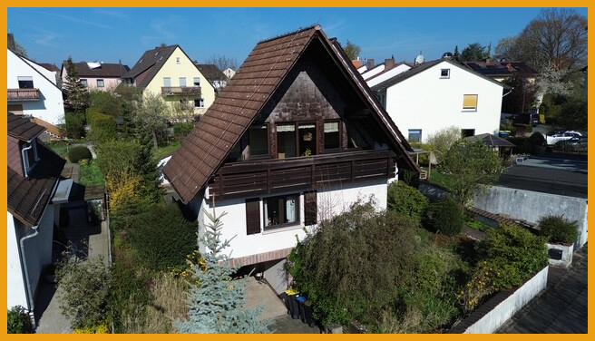Blick zum Balkon