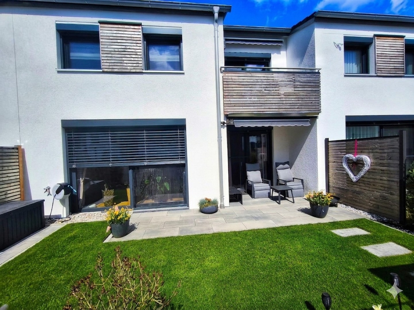 Terrasse und Garten
