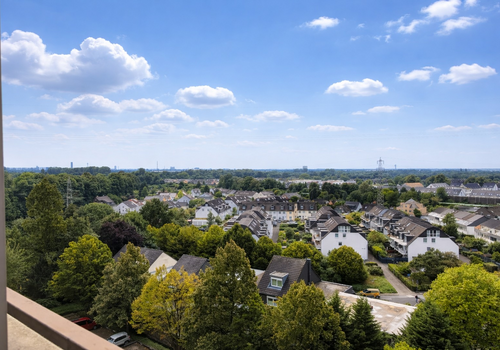 Blick aus Wohnung 