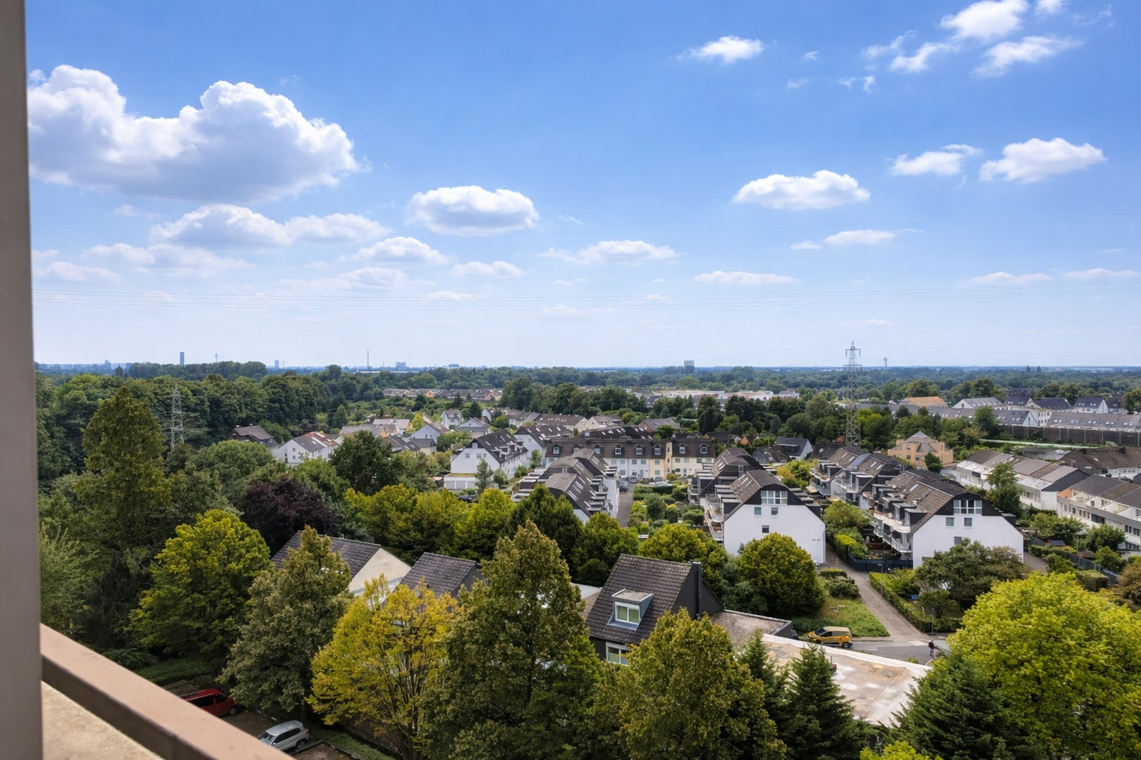 Blick aus Wohnung 