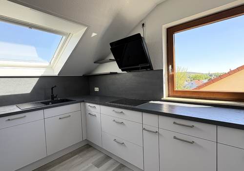Küche mit Ausblick