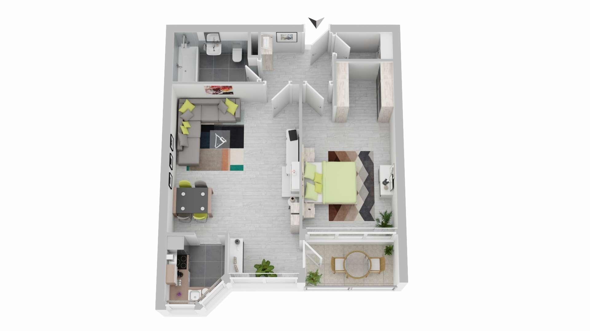 Grundriss Wohnung 1 55 m_