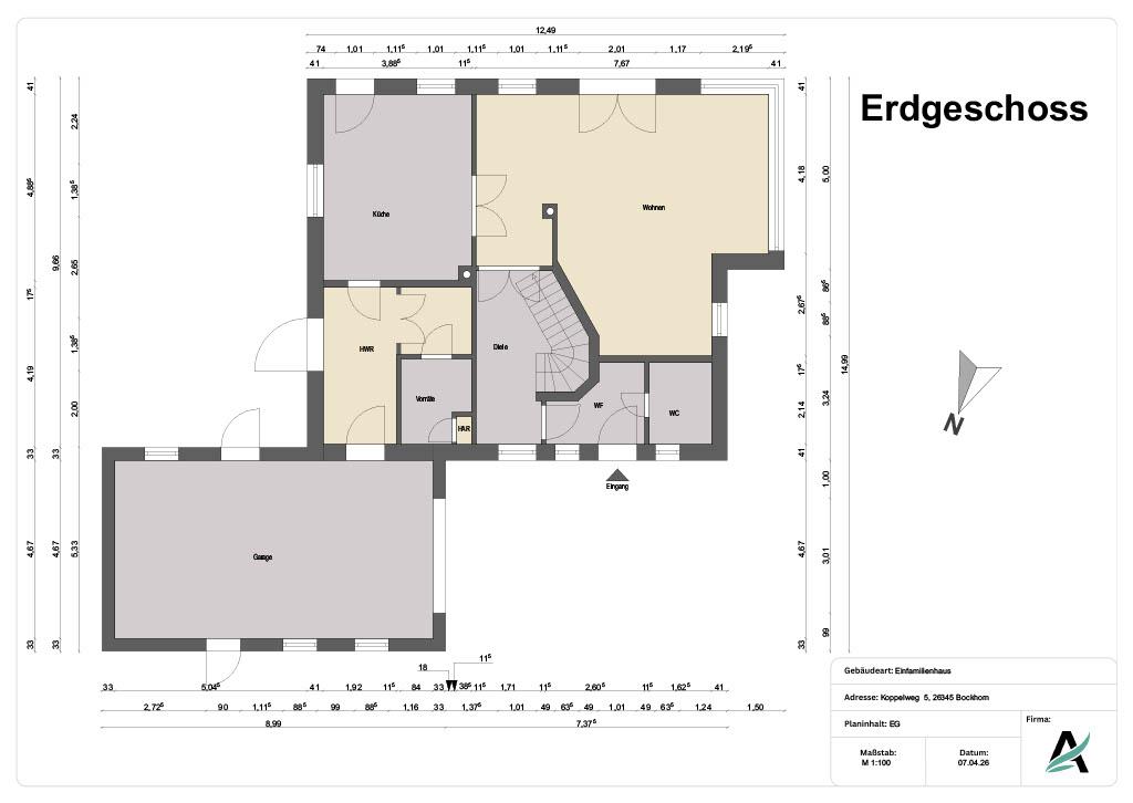 EG Grundriss Koppelweg