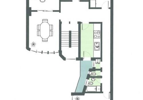Plan der Jugendstil-Etage
