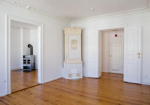Zimmer 2 mit Blick in Zimmer 1