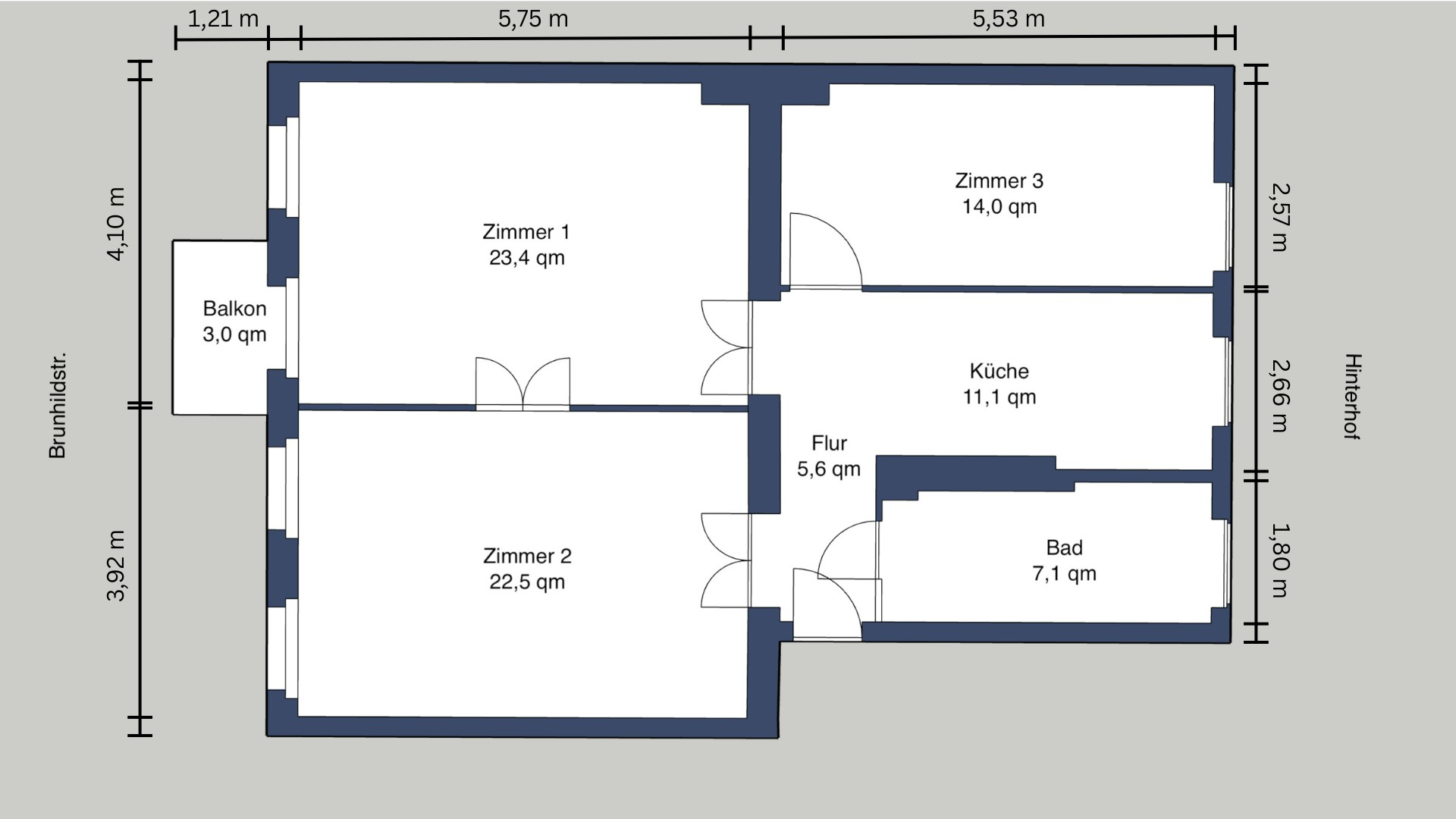 Grundriss Wohnung