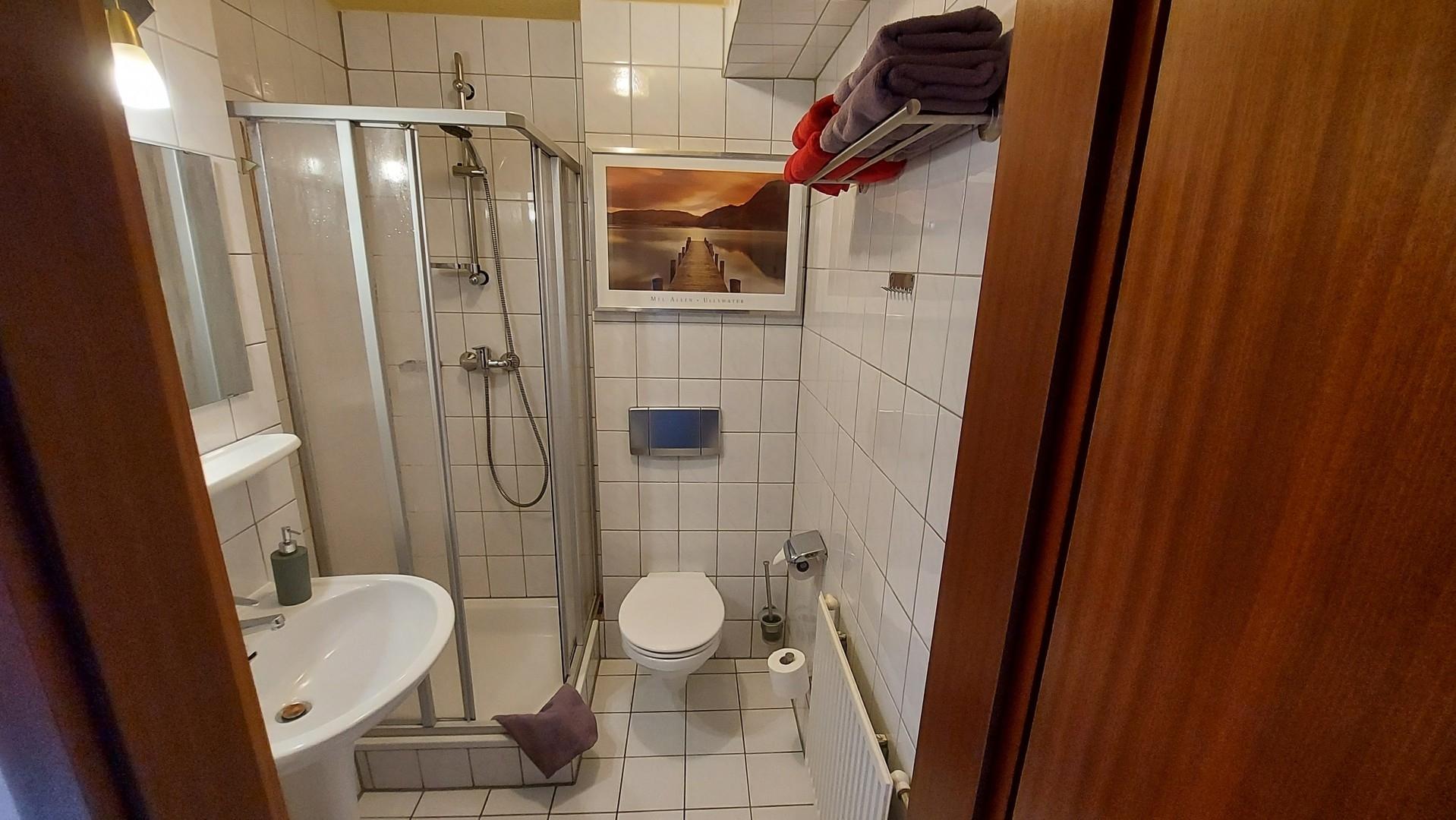Blick in ein Badezimmer