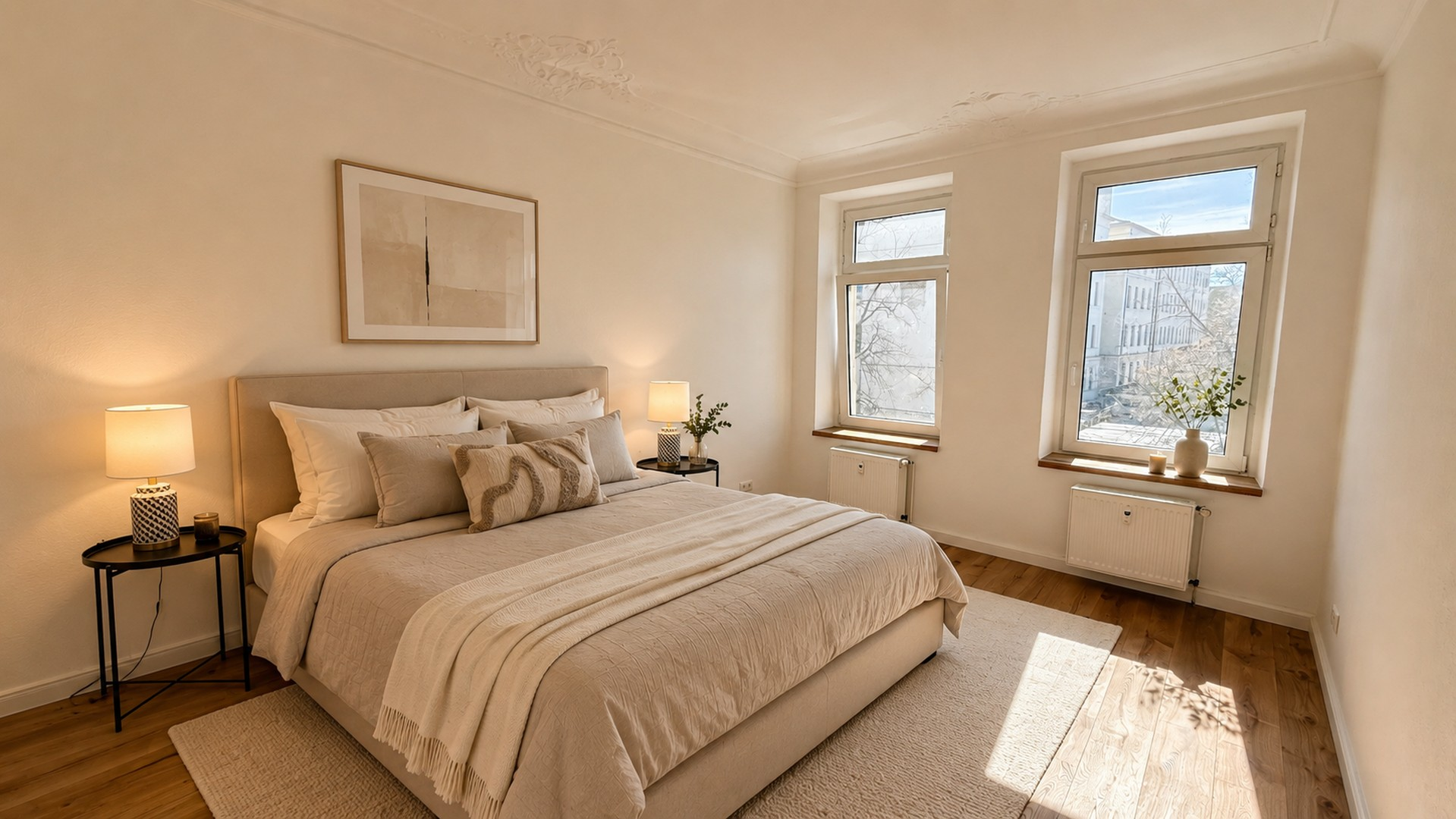 Schlafzimmer (eingerichtet)