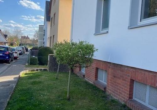 Blick  Straße aus der Küche