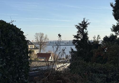 Elbblick vom Garten