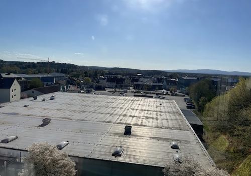 Aussicht vom Balkon aus