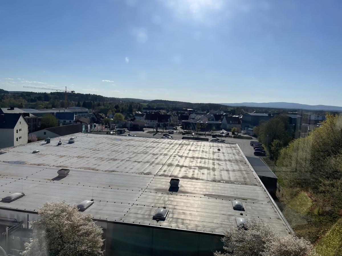 Aussicht vom Balkon aus