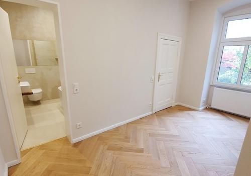 Schlafzimmer mit Bad en Suite