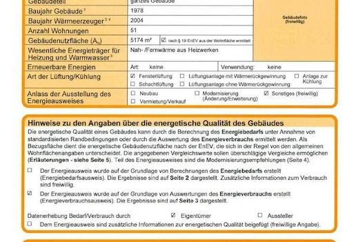 Energieausweis