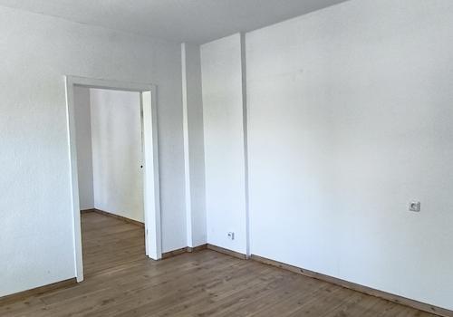 Blick ins Schlafzimmer