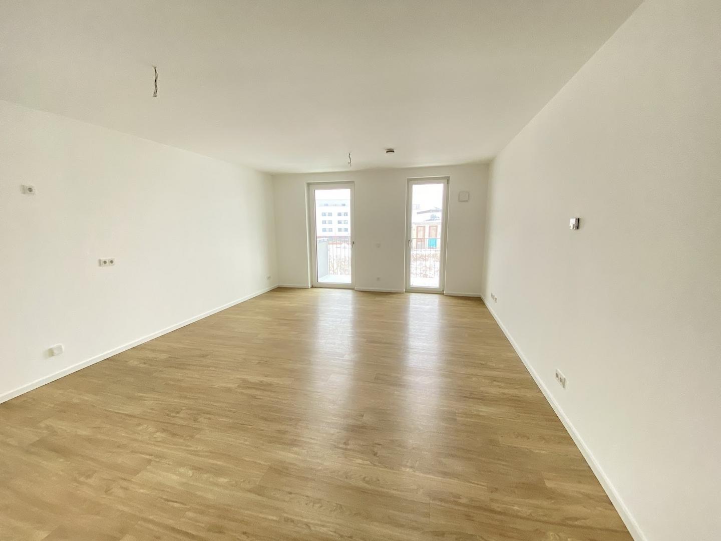 offener Wohn- und Küchenbereich