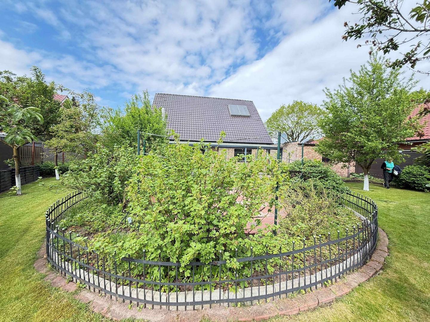 Gepflegte Gartenbeete