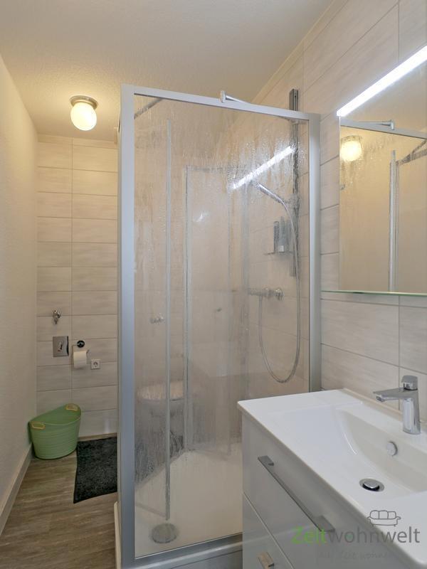 modernes Bad mit Dusche