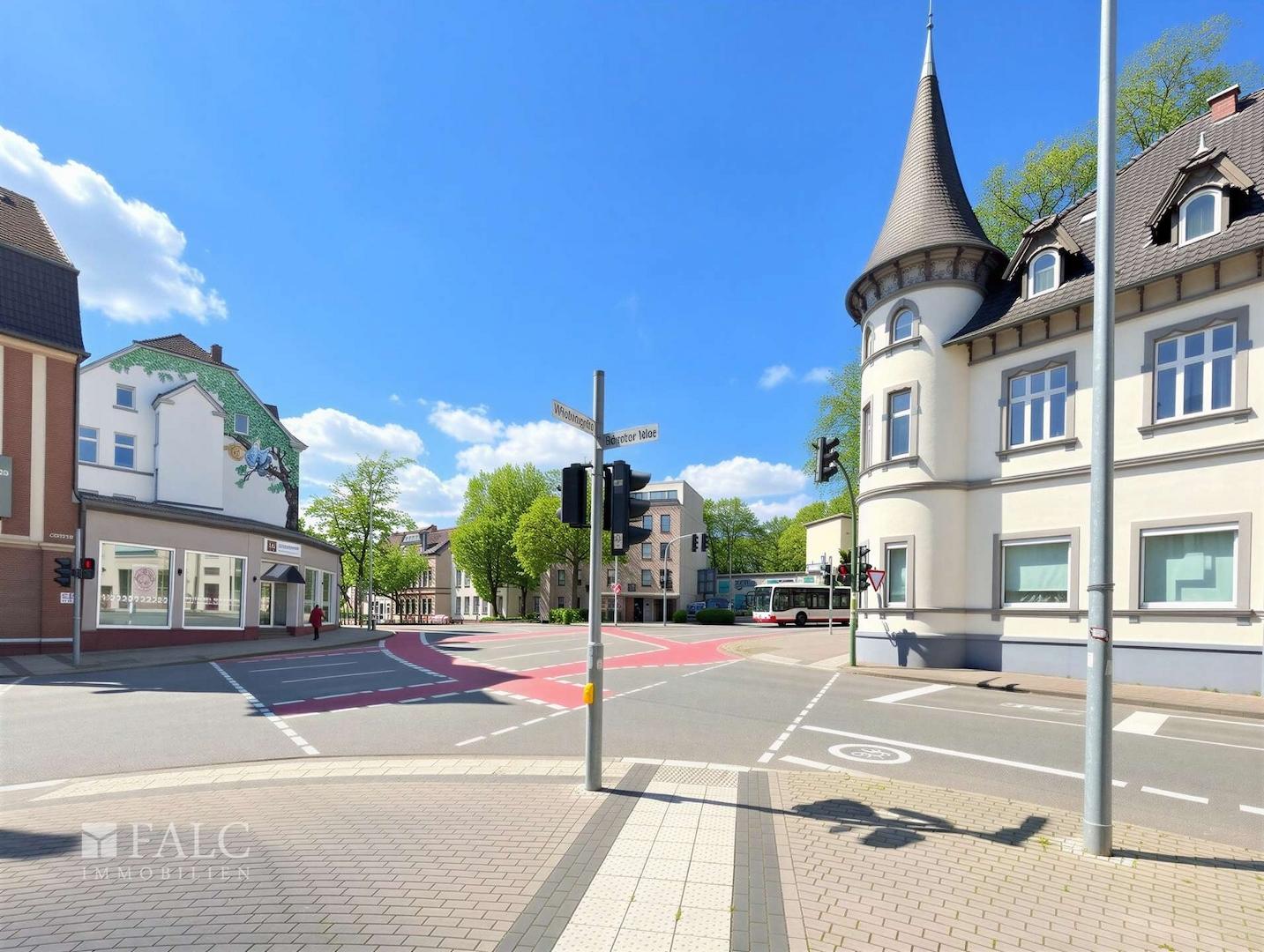 Ansicht Kreuzung Wickingstr./Börsterweg
