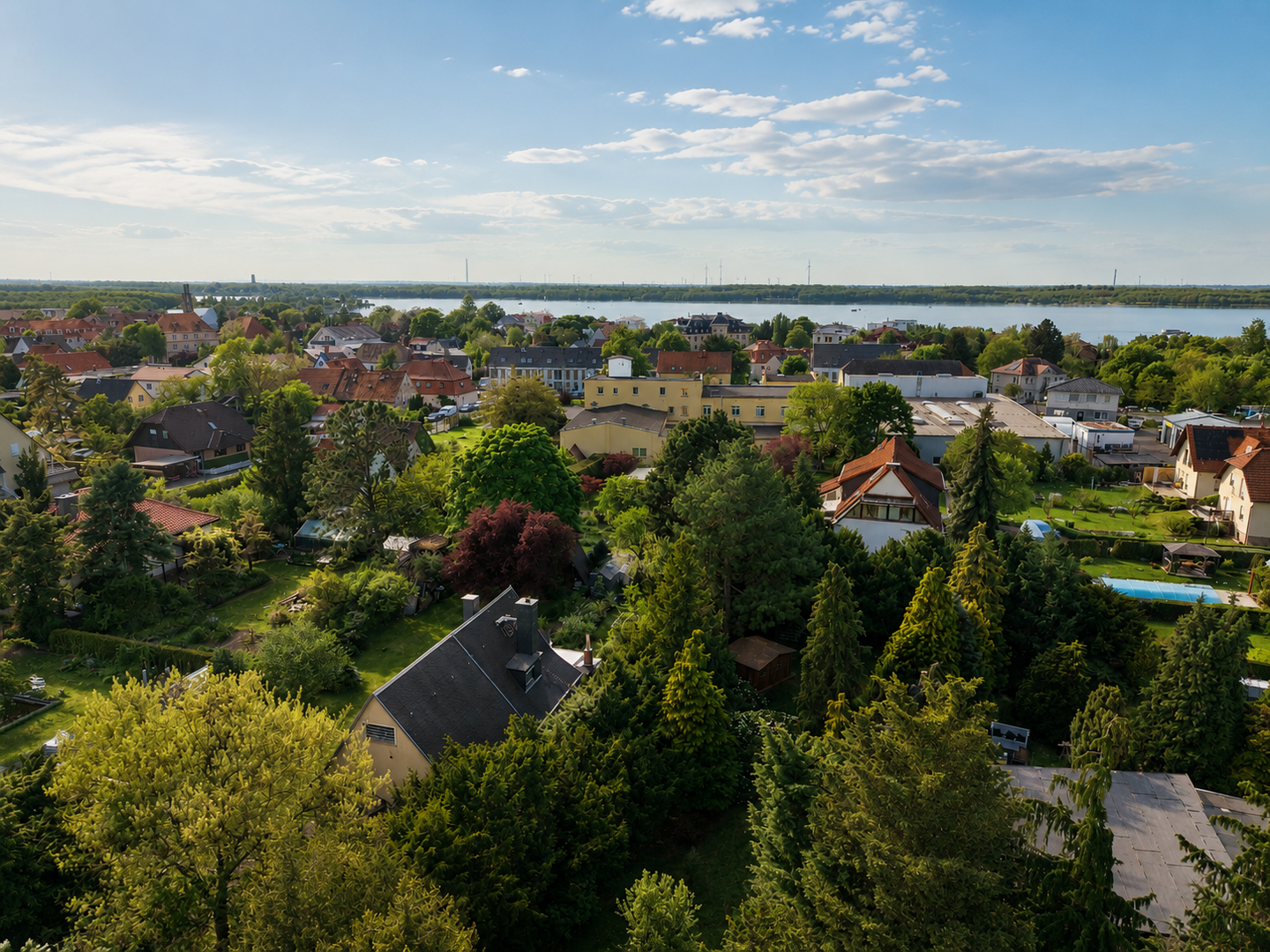 Vorortpanorama mit Cossi-Blick
