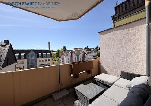 Aussicht vom Balkon