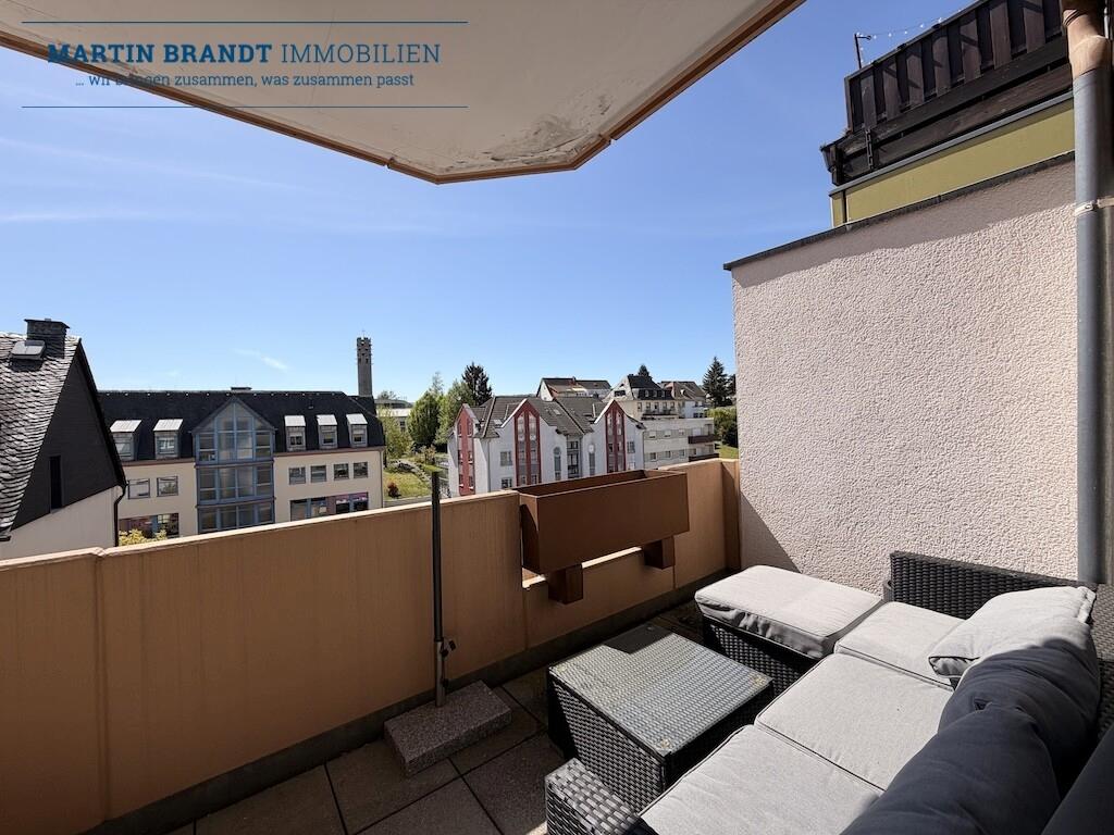 Aussicht vom Balkon