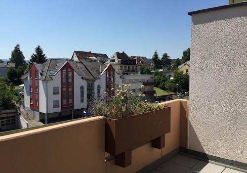 Aussicht vom Balkon