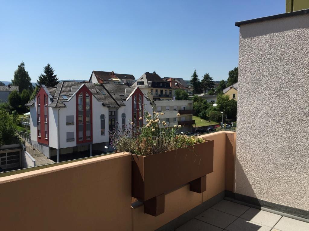 Aussicht vom Balkon