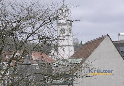 Blick auf Blaserturm