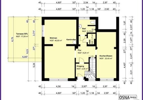 Grundriss m Wohnfl. Erdgeschoss