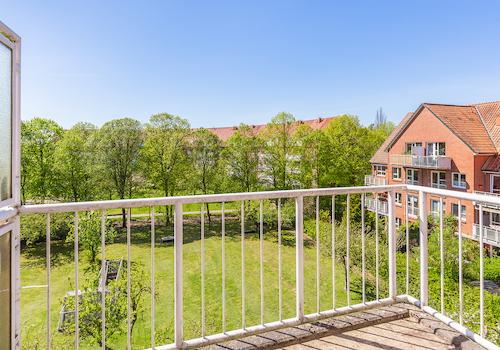 Balkon und Ausblick
