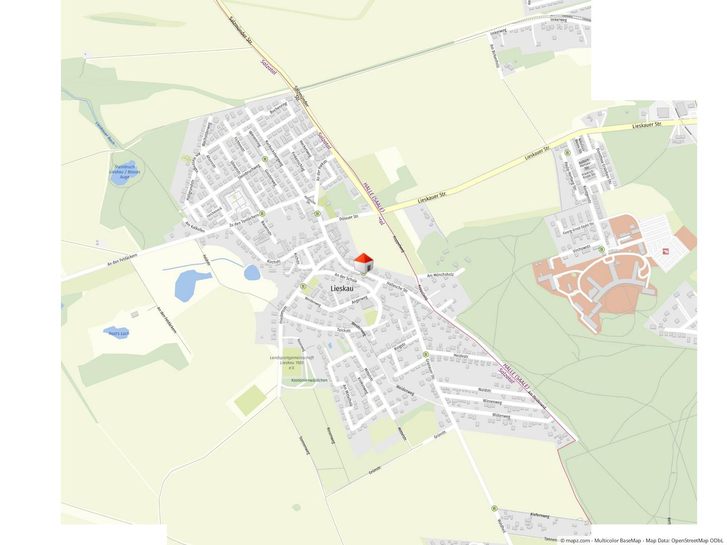 Geolyzer Kartenausschnitt