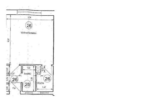 Grundriss WE26 - Stauffenbergalle 44,45