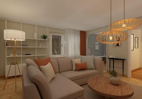 Visualisierung Wohnzimmer