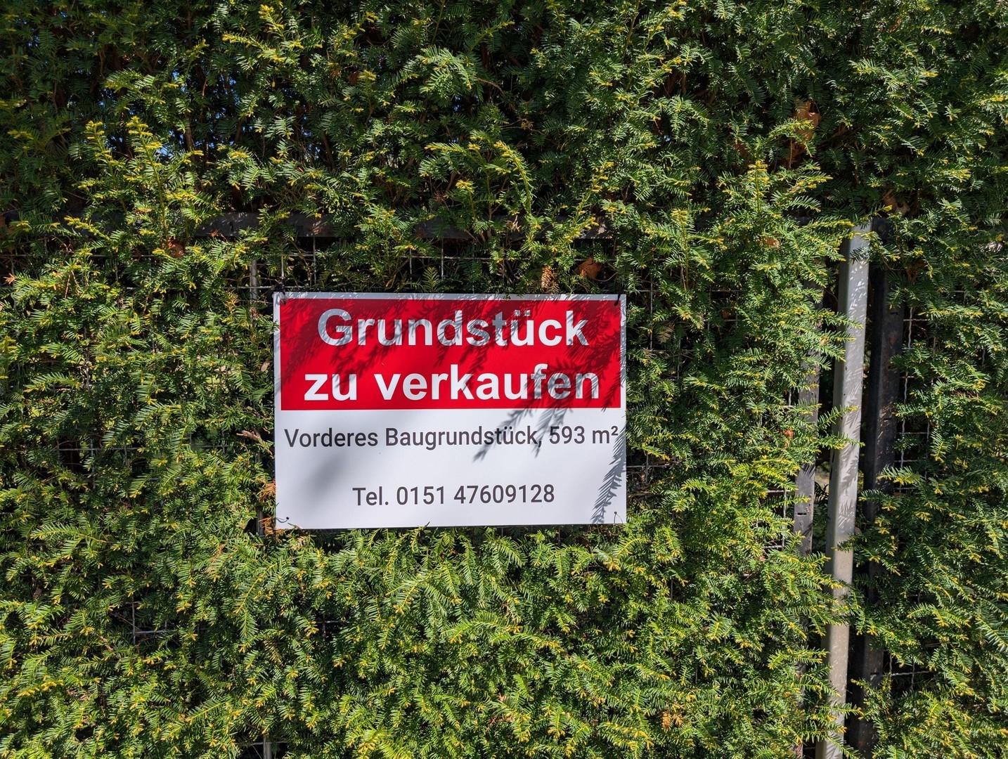 Verkaufsschild