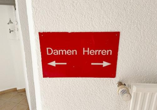 getrennte WC