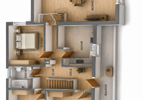 Obergeschoss 3D